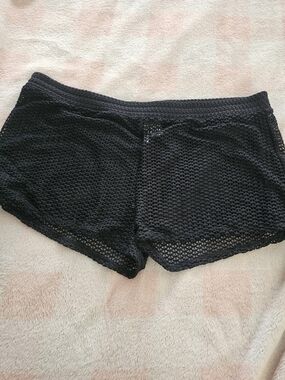 Black Crochet Lounge Shorts - Women Intimates